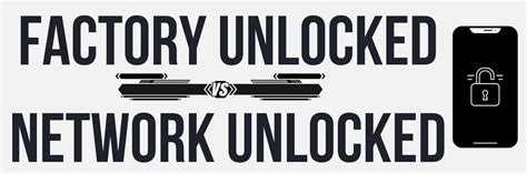 Factory Unlocked vs Network Unlocked.